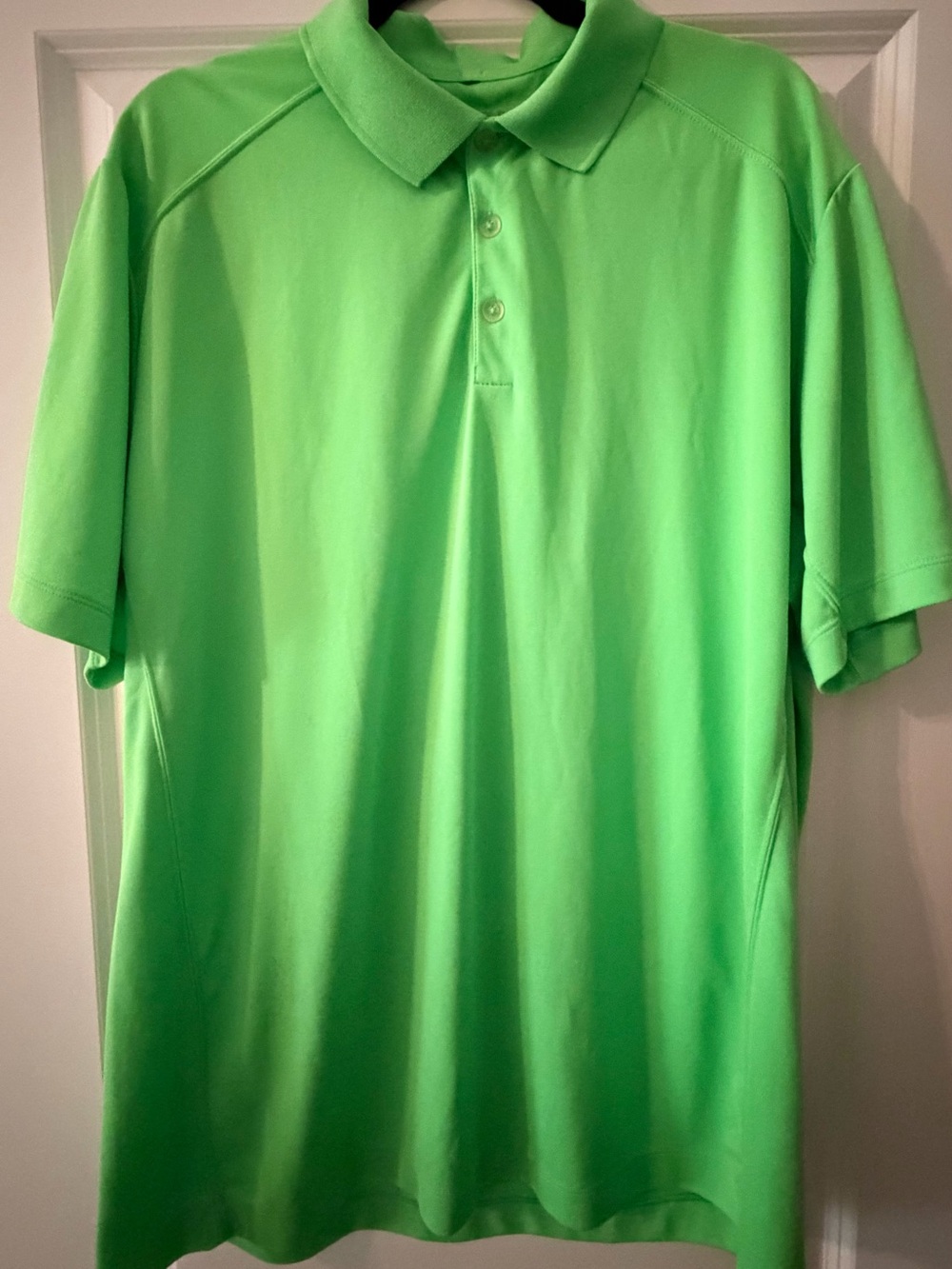 Nike Golf‎ Tour Performance Polo Shirt Lime Green Men's Size XL
